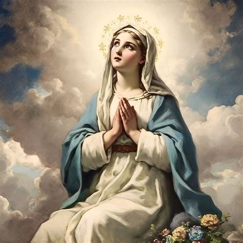 Virgin Mary | Virgin mary art, Mother mary images, Catholic images