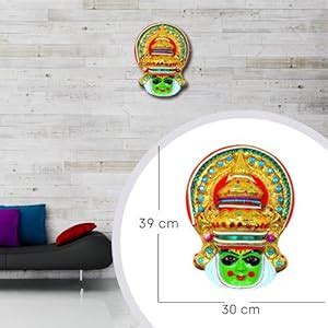Buy Newven Kathakali face mask for Home Decor Wall Hanging Gift for ...