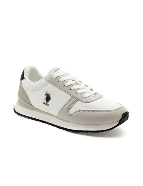 Buy Men Regon Suede Sneakers White|U.S. Polo Assn. India