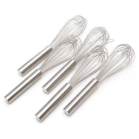 Lot - Stainless steel Whisks (5)