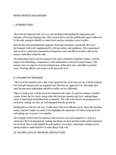 Image result for The Local Government Code