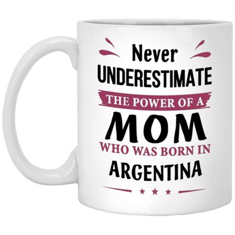 Buy Divertido Regalo de cumpleaños para mamá Argentina - Nunca ...