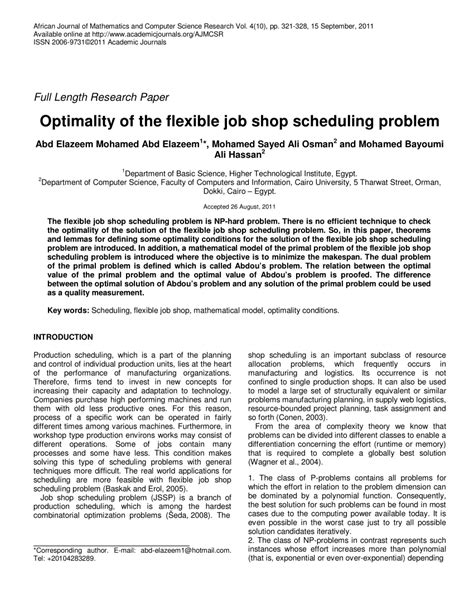 Image result for Optimal Job Scheduling Problem