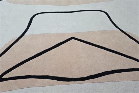 Beige Circle NZ Wool Rug | Modern Woolen Carpets – BHADOHIRUG