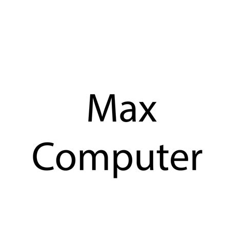 Max Computer Data 的图像结果