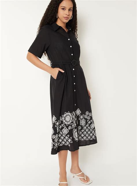 Buy Kalki x Max Women Embroidered Shirt Dress Online at just Rs. 1199.0 ...