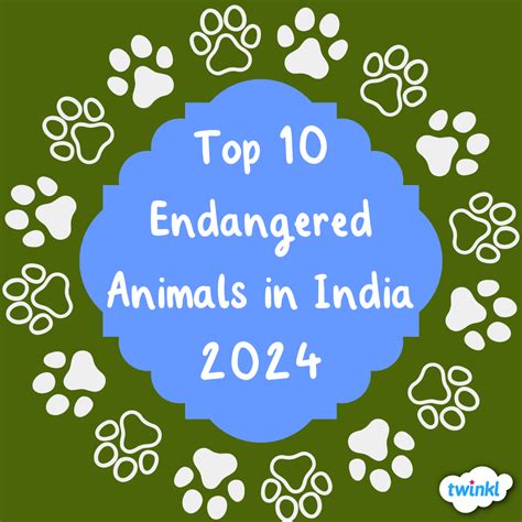 List of Top 10 Endangered Animals in India 2024 - Twinkl