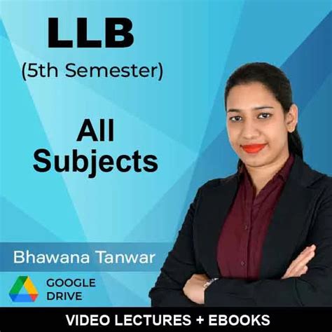 LLB (5th Semester) All Subjects Video Lectures by Bhawana Tanwar (Down ...