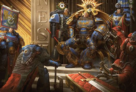 Primarch's Court - Art by Elijah ArhPriest - 40K Gallery