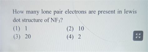 Lone Electron Pairs