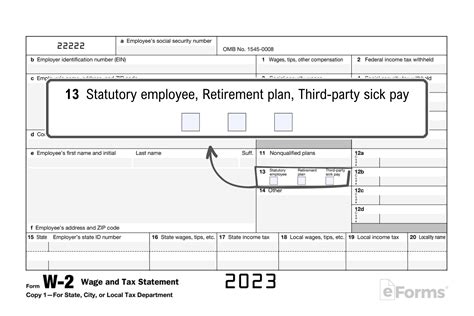 IRS Form W-2 (Wage & Tax Statement) — Step-by-Step Guide – eForms