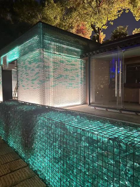 Sapphire blue cobalt blue glass stone: a stunning, trending building ...