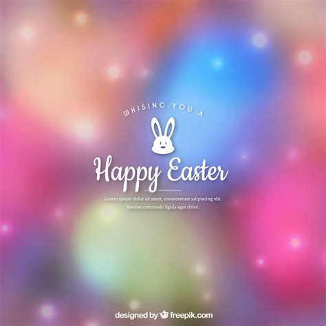 Blurred easter background | Free Vector