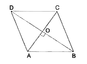In the adjacent figure , ABCD is a rhombus whose diagonals AC and BD ...