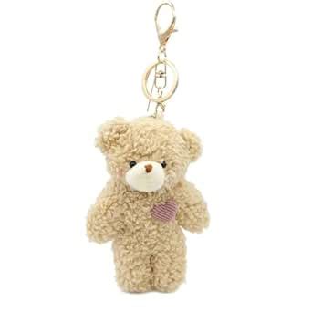Pmeixcy Bear Keychain, Cute Plush Keychain for Keys and Bags, Soft ...