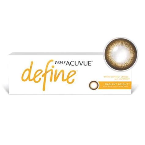 Acuvue 1-Day Define สี Radiant Bright