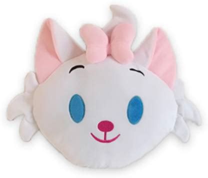 DISNEY Smiling Marie Emoji Face Plush - 35 cm - Smiling Marie Emoji ...