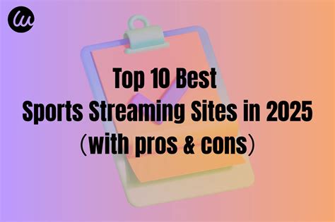 Top 10 Best Sports Streaming Sites in 2025（with pros & cons）