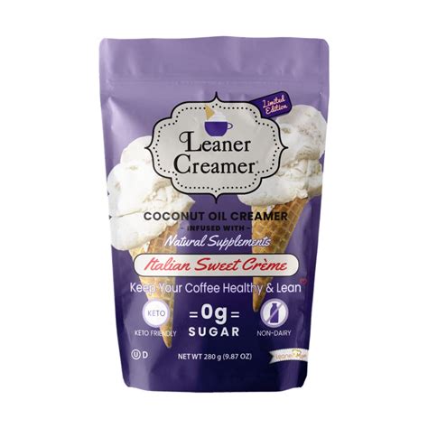 Amazon.com : Leaner Creamer Natural Powdered Coffee Creamer, Coconut ...