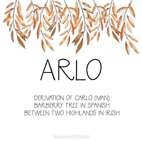 Ren's Baby Name Blog: Arlo