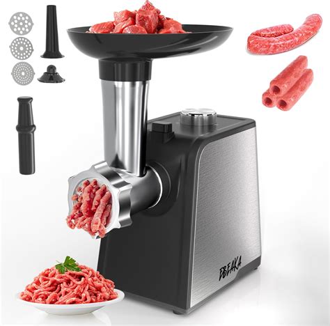 Amazon.com: EBEAKA Electric Meat Grinder & Sausage Stuffer Maker, Heavy ...