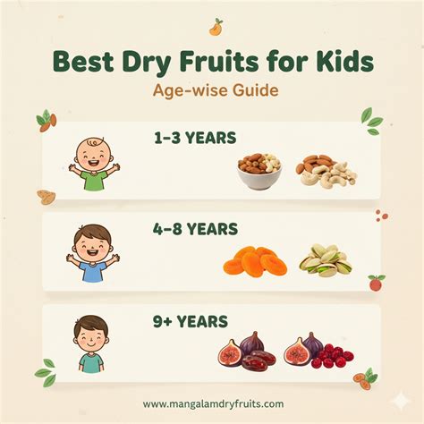 Best Dry Fruits for Kids (Age-wise Guide) – Mangalam Dry Fruits And Snacks