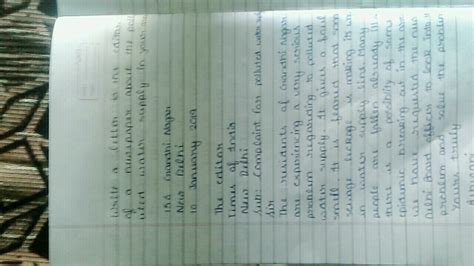 write a letter to editor about the problem of safe drinking water ...