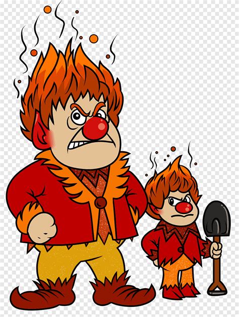 Illustration de Heat Miser Snow Miser, Heat Miser, png | PNGEgg