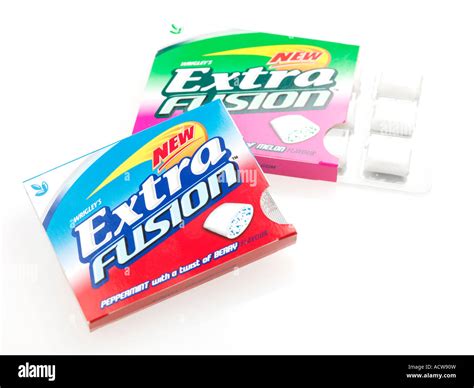 Spearmint peppermint berry wrigleys extra fusion chewing gum packs ...
