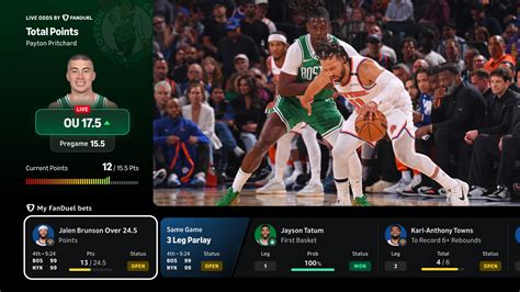 Amazon's 'NBA on Prime' streams will include FanDuel bet tracking ...