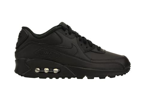 Mens Black Leather Running Shoes at Robin Clark blog