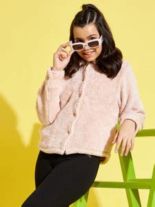 Noh.Voh - SASSAFRAS Kids Full Sleeve Self Design Girls Jacket - Buy Noh ...