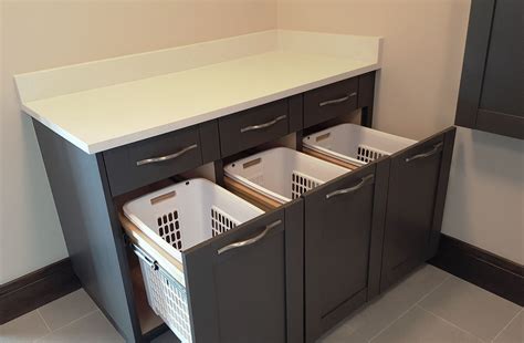 Built In Cabinet Laundry Hamper at Teri Burnham blog