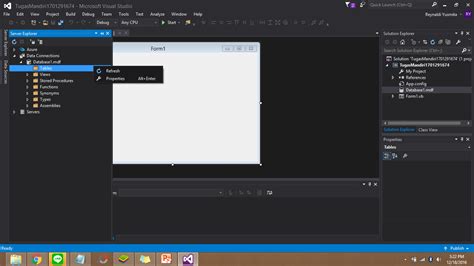 Create Table in Visual Studio 的图像结果