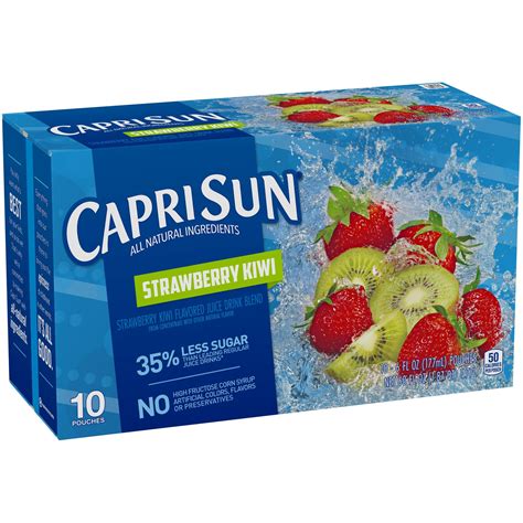Capri sun strawberry kiwi pack 10pk 6 fl oz pouches – Artofit