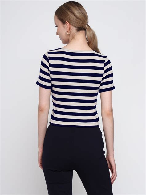 Navy Striped Tshirt