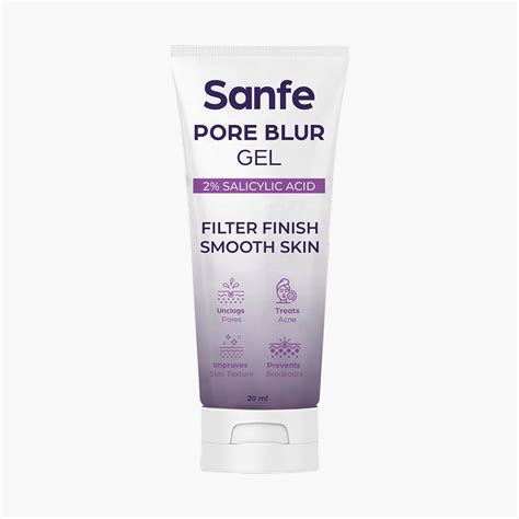 Sanfe Pore Blur Gel | Instant Smooth, Matte & Poreless Look