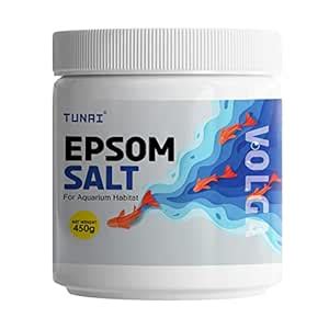 Tunai Epsom Crystal Aquarium Salt | 450g | for Aquarium Fish Tank ...