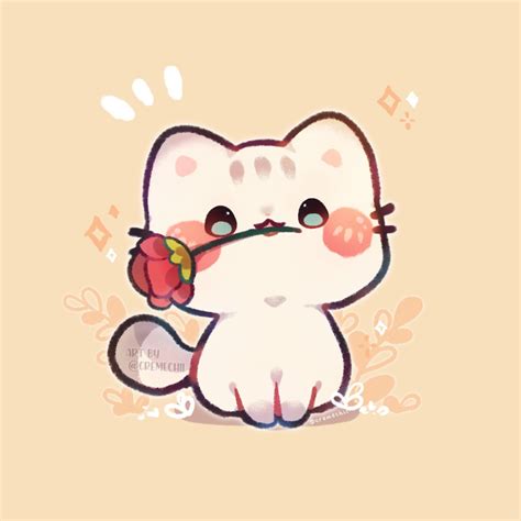 Chii🌻 (@cremechii) on X | Cute cat drawing, Kawaii cat drawing, Kitten ...