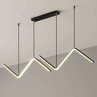 LED Pendant Light 90 cm Island Lights Dimmable Line Design Aluminum ...