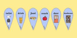 EAL Word Fan Images (teacher made) - Twinkl