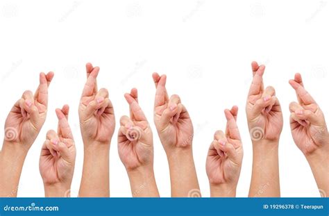 Conceptual Image, Finger Crossed Hand Sign Stock Photo - Image of hand ...