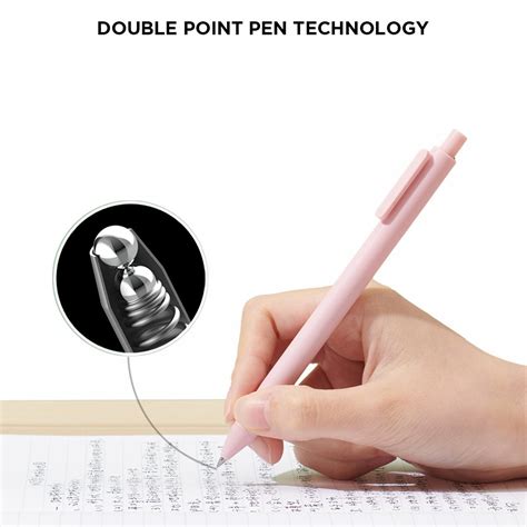 Kaco Pure Ink Pen Recycle Natural Story 5pcs/set - SCOOBOO - Kaco