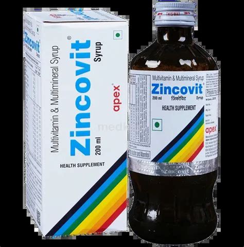 Zincovit Syrup Uses, Benefits, Side Effects, Dosage | Medkart