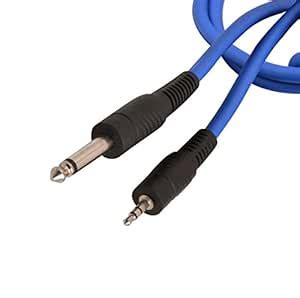 PRODX AUDIO 6.35mm (1/4 inch) Male Mono Plug to 3.5mm Male Stereo Audio ...