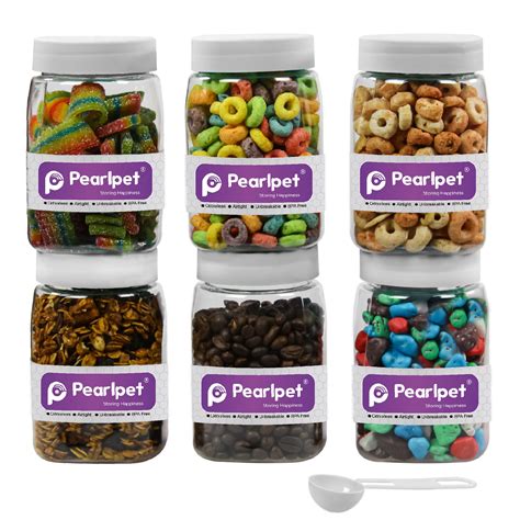 Space Saver Square Jars – Pearlpet