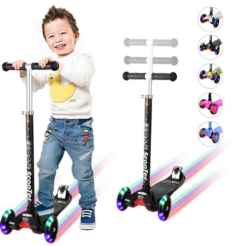 14 Pros & Cons of The Kids Scooter 3 Wheels with LED Light Up Wheels ...