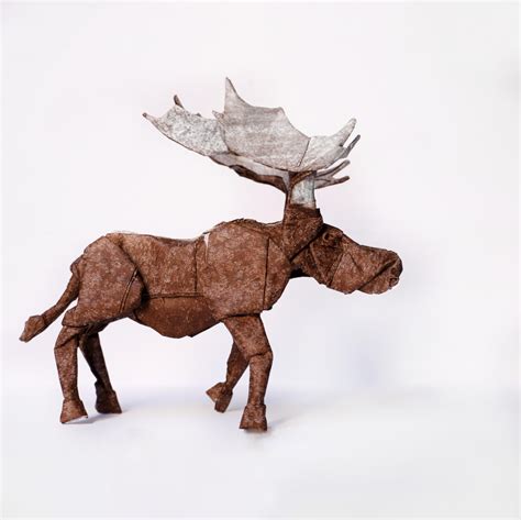 Moose, designed & folded live at the OrigaMIT convention by me : r/origami