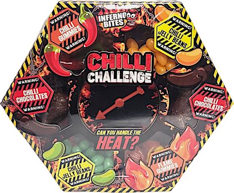 Chilli Challenge Game Spicy Jelly Beans, Gummies & Chocolate 108g ...