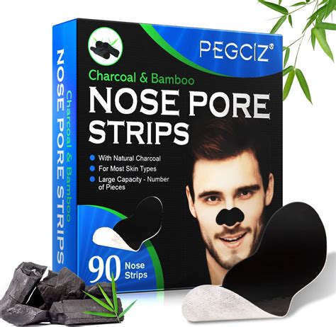 Amazon.com : Biore Charcoal Deep Cleansing Pore Strips, Nose Strips for ...